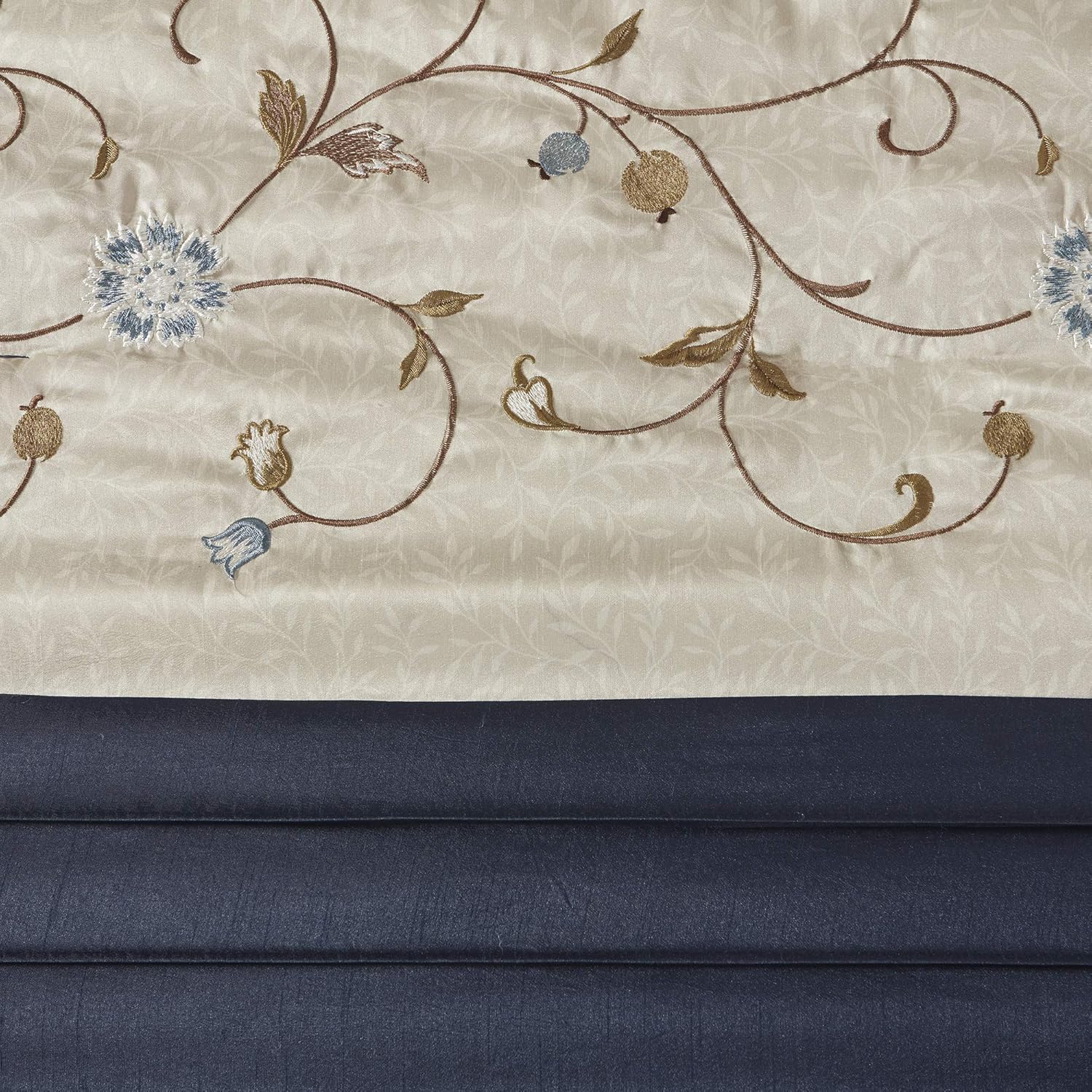 Juego Madison Park All Season, falda de cama a juego, almohadas decorativas
