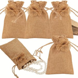 JESME 20 bolsas de arpillera de 3.5 x 5, bolsas de arpillera para regalos de fiesta, pequeñas bolsas de regalo de arpillera, mini bolsas de JESME 20 bolsas de arpillera de 3.5 x 5, bolsas de arpillera para regalos de fiesta, pequeñas bolsas de regalo de arpillera, mini bolsas de