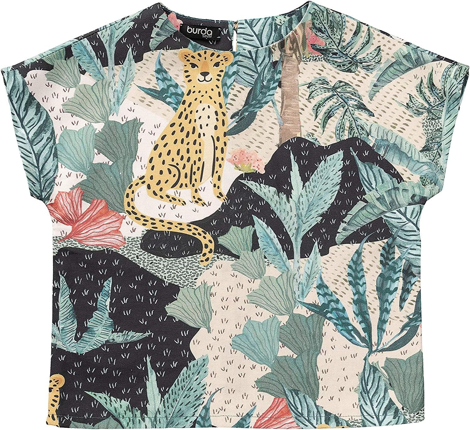 Burda Style Easy – Vestido sin mangas y camiseta para niños, código 9282, kit de patrón de costura, tallas 4-10, multicolor