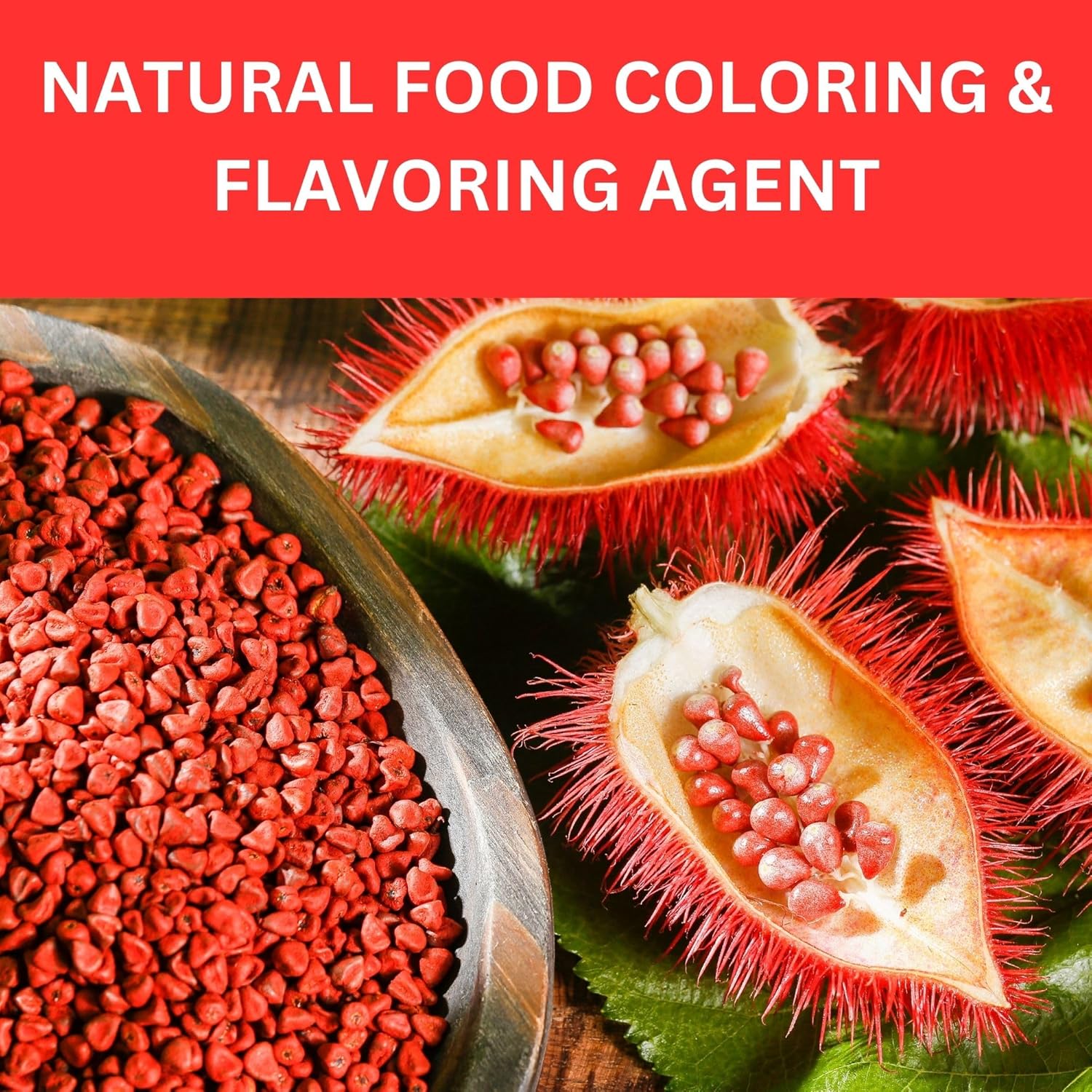 SPICY ORGANIC Annatto Seeds enteras de 4 onzas  Certificado orgánico por USDA  Semillas de achiote totalmente naturales, especias y condimentos para
