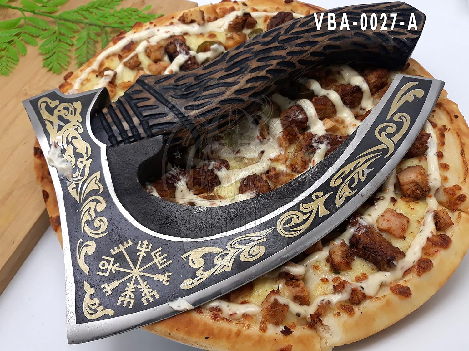 SHINY CRAFTS -Hacha vikinga nórdica, regalos de boda, hacha de campamento, hacha berserker hacha de pizza vikinga hecha a mano, auténtica hacha