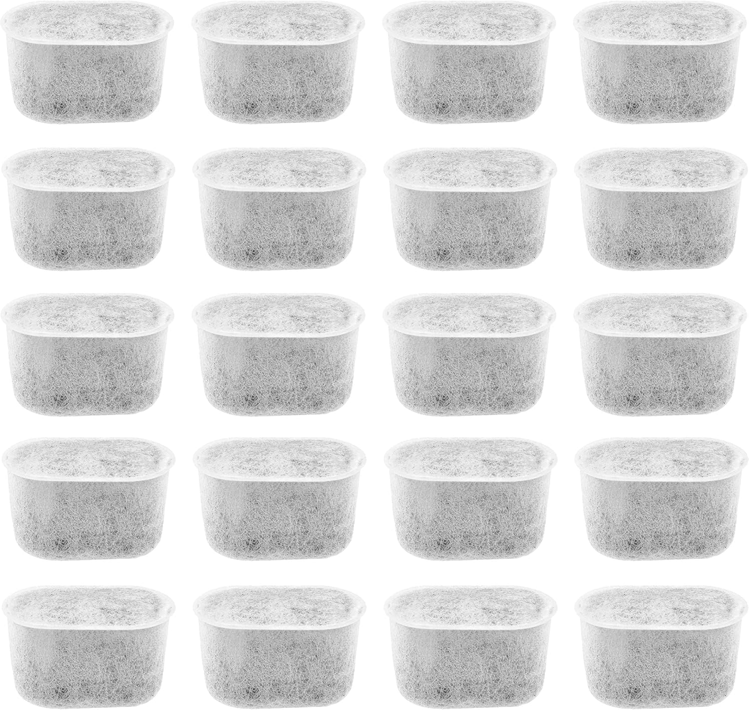 Filtros de agua de carbón de reemplazo Keurig modelos 2.020unidades, Paquete de 20, Blanco
