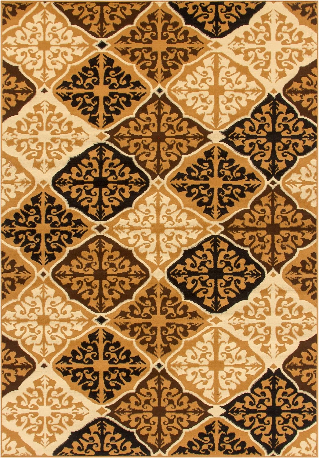 Superior Alfombras de área para dormitorio, casa de campo, cocina, entrada, lavandería, decoración de sala de estar, colección Duncan, 5 x 8 pies