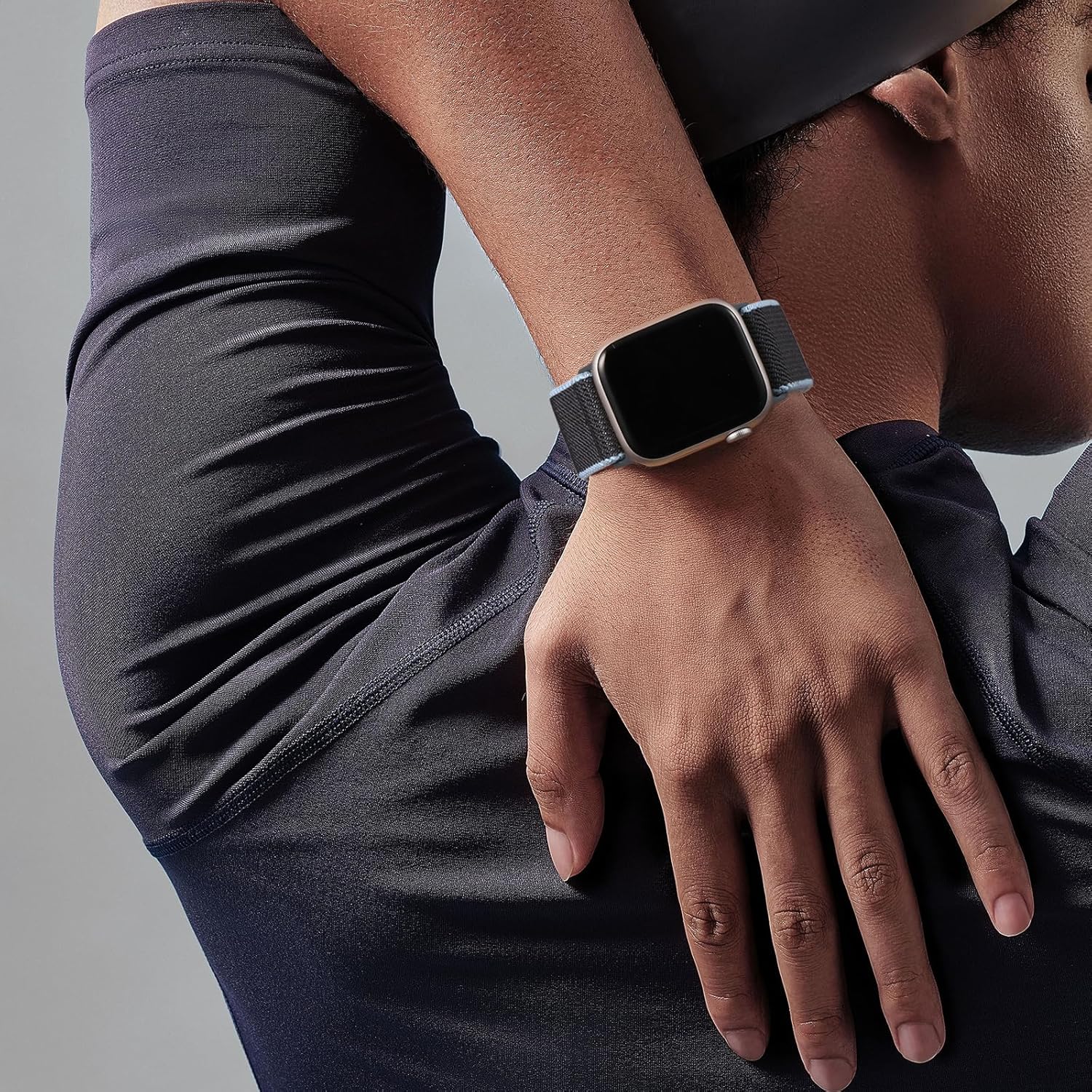 Adorve Correas elásticas Solo Loop compatibles con Apple Watch Ultra Band de 1.929 in, 1.772 in, 1.732 in, 1.654 in, 1.614 in, 1.575 in y 1.496 in,