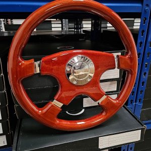 Raptor Volante Designo de madera de caoba de 15″ (plata) Raptor Volante Designo de madera de caoba de 15″ (plata)