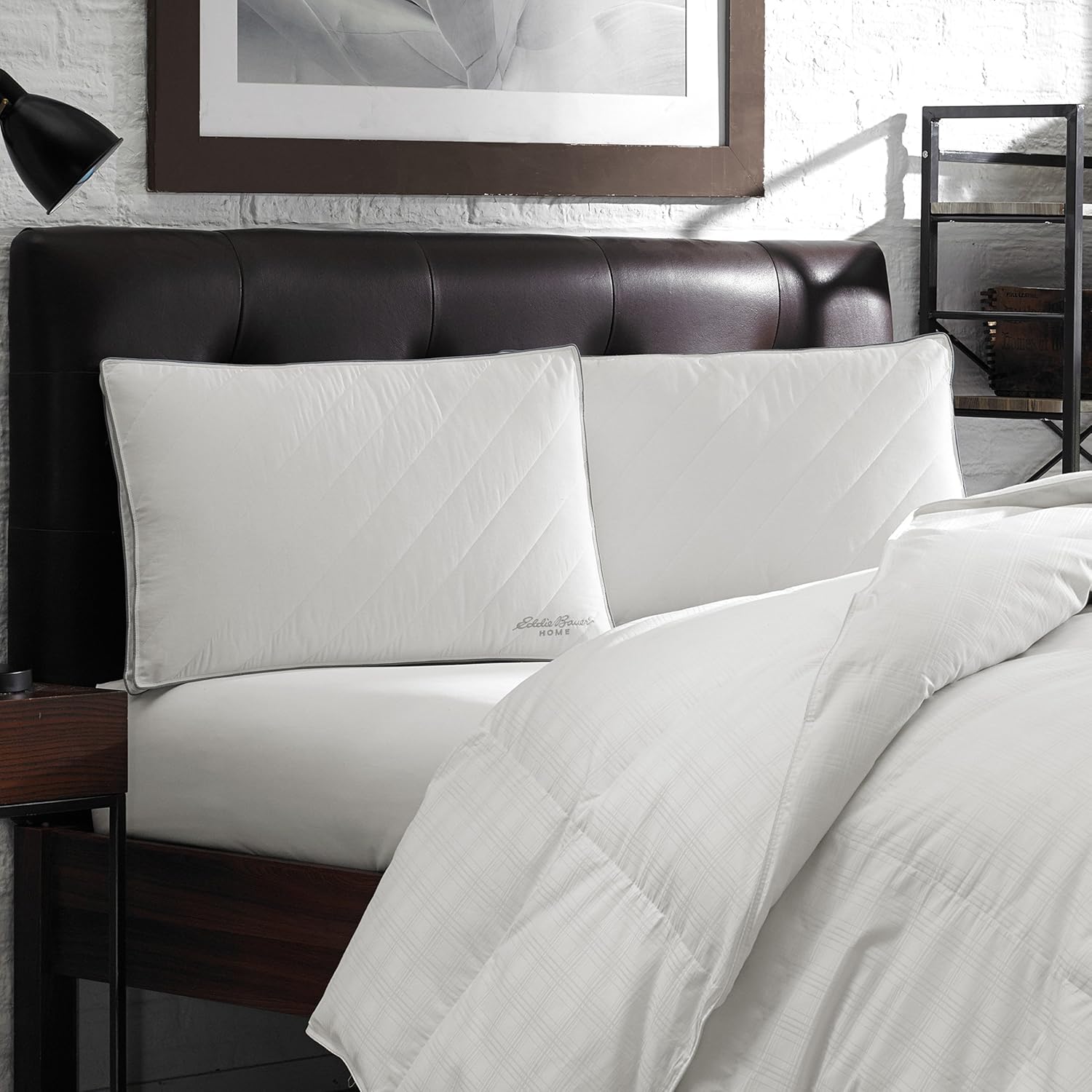 Eddie Bauer LiquiLoft – Almohada acolchada de microfibra de 230 hilos, paquete de dos unidades (King)