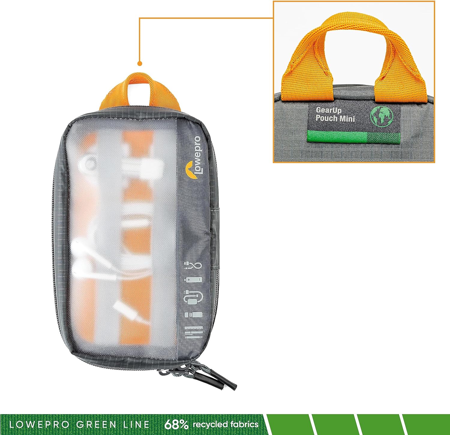 Lowepro GearUp Caso organizador de viaje y estuche de embalaje para almacenar y proteger dispositivos digitales