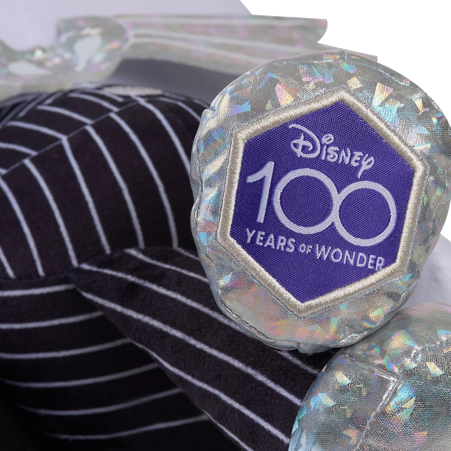 Just Play Disney 100 Years of Wonder Jack Skellington – Peluche grande, con licencia oficial para niños de 2 años en adelante