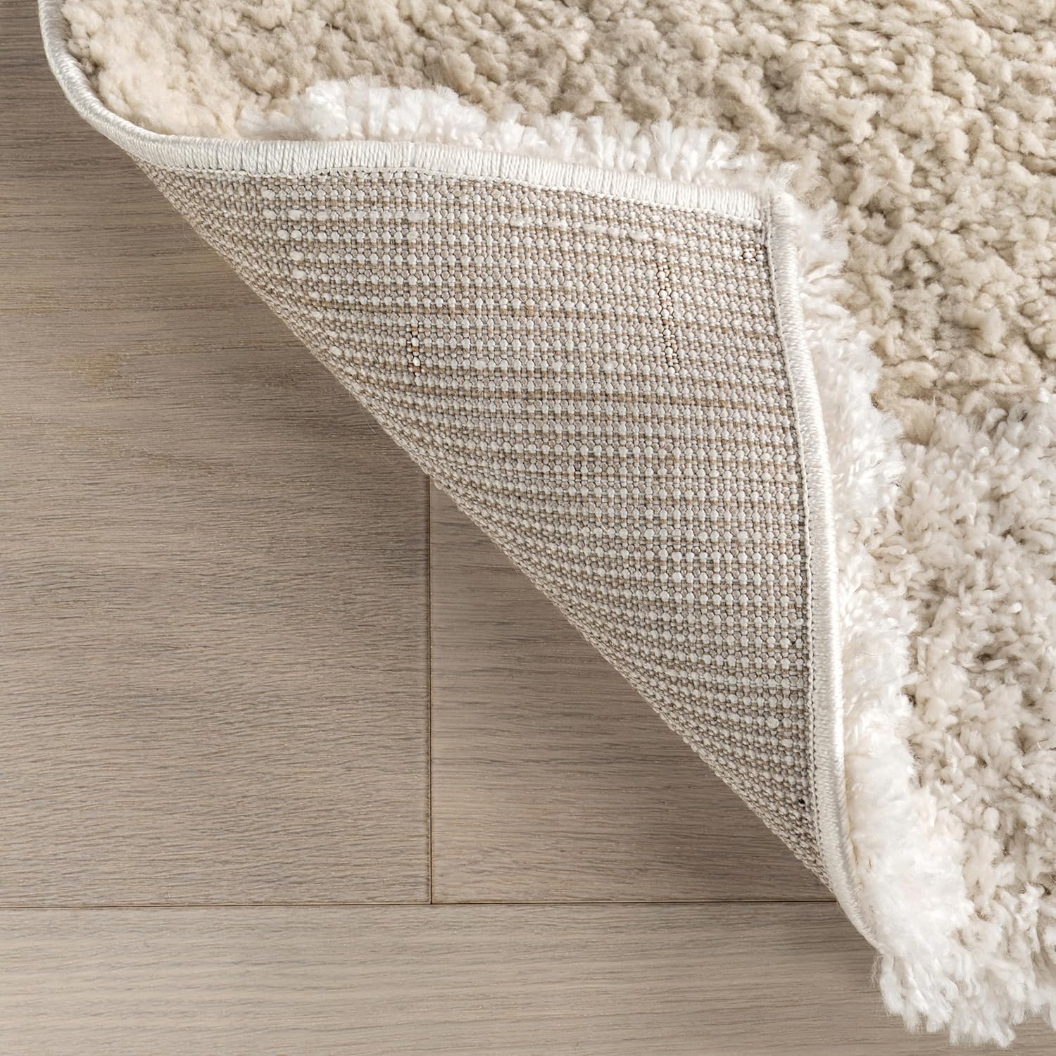 nuLOOM Gloria – Alfombra abstracta de pelo, 3 x 5, beige