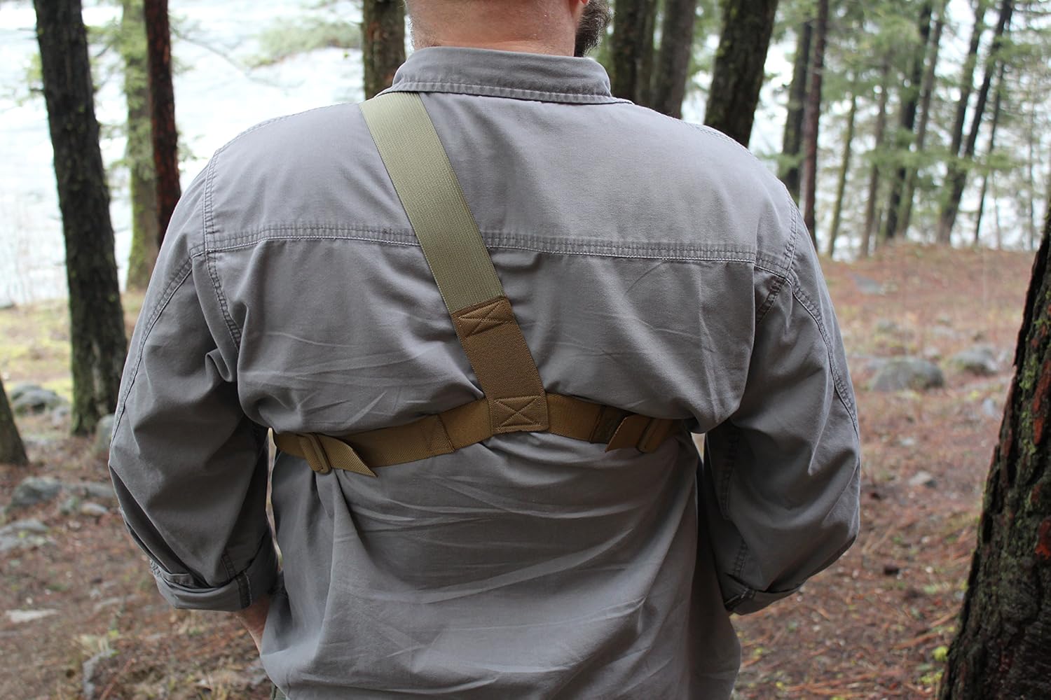 Kenai – Funda de pecho para Glock – MAS GrisCoyote