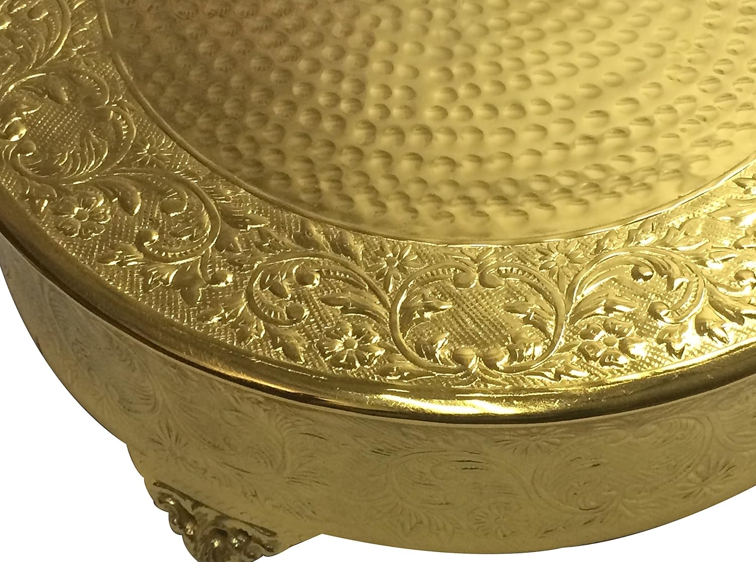 GiftBay – Soporte redondo para tartas de boda, 20.0 in, metal de aluminio