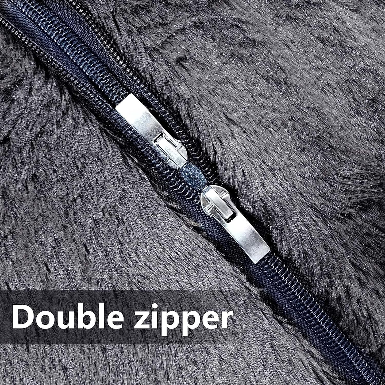 Funda gigante para puf para adultos, para mueble redondo, funda peluda y suave para la sala de estar, funda para sofá y cama, de pelo sintético, no