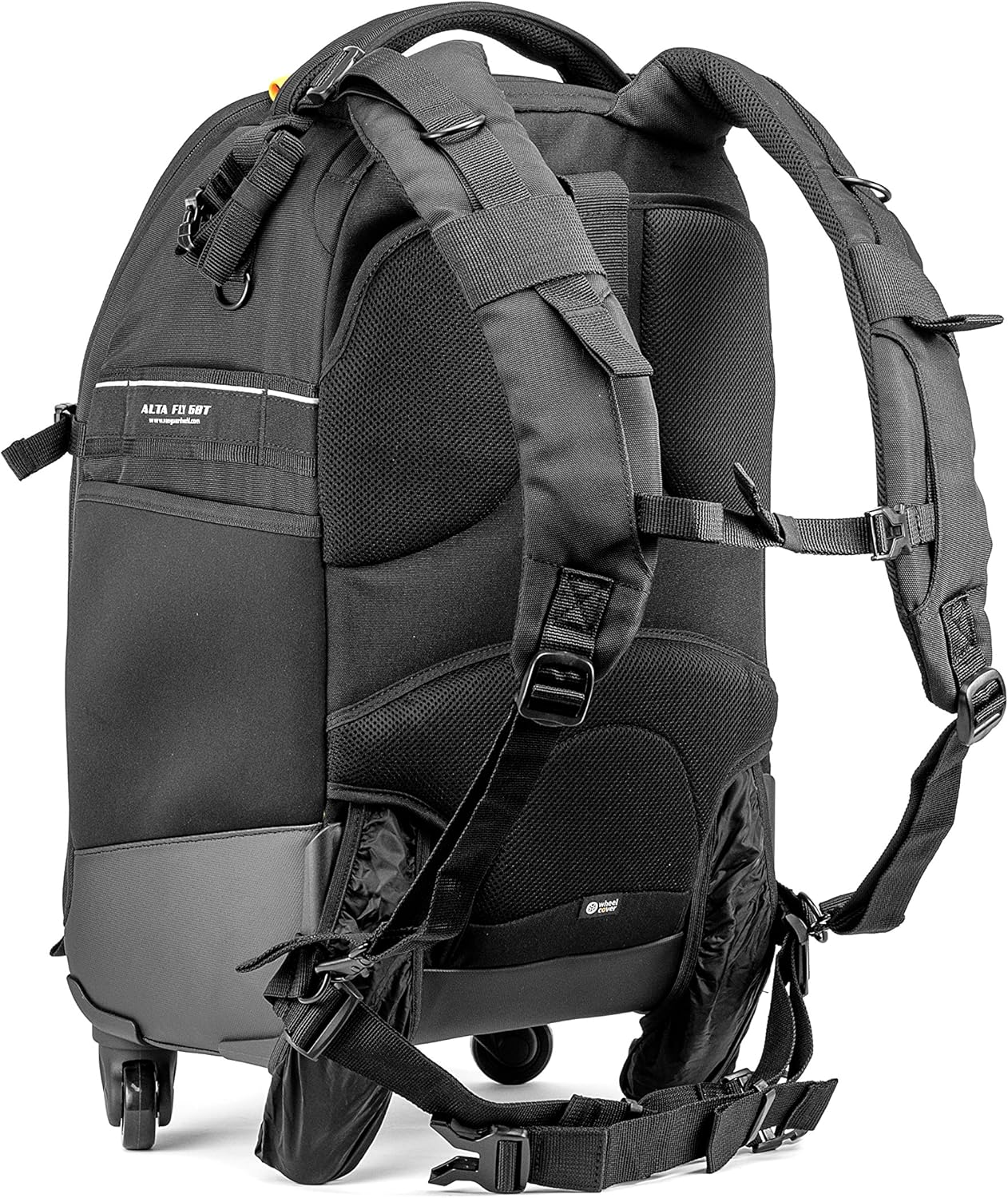 VANGUARD ALTA Fly 58T – Mochila para cámara DSLR, giratoriacarretilla de 4 ruedas, gris, tamaño completo