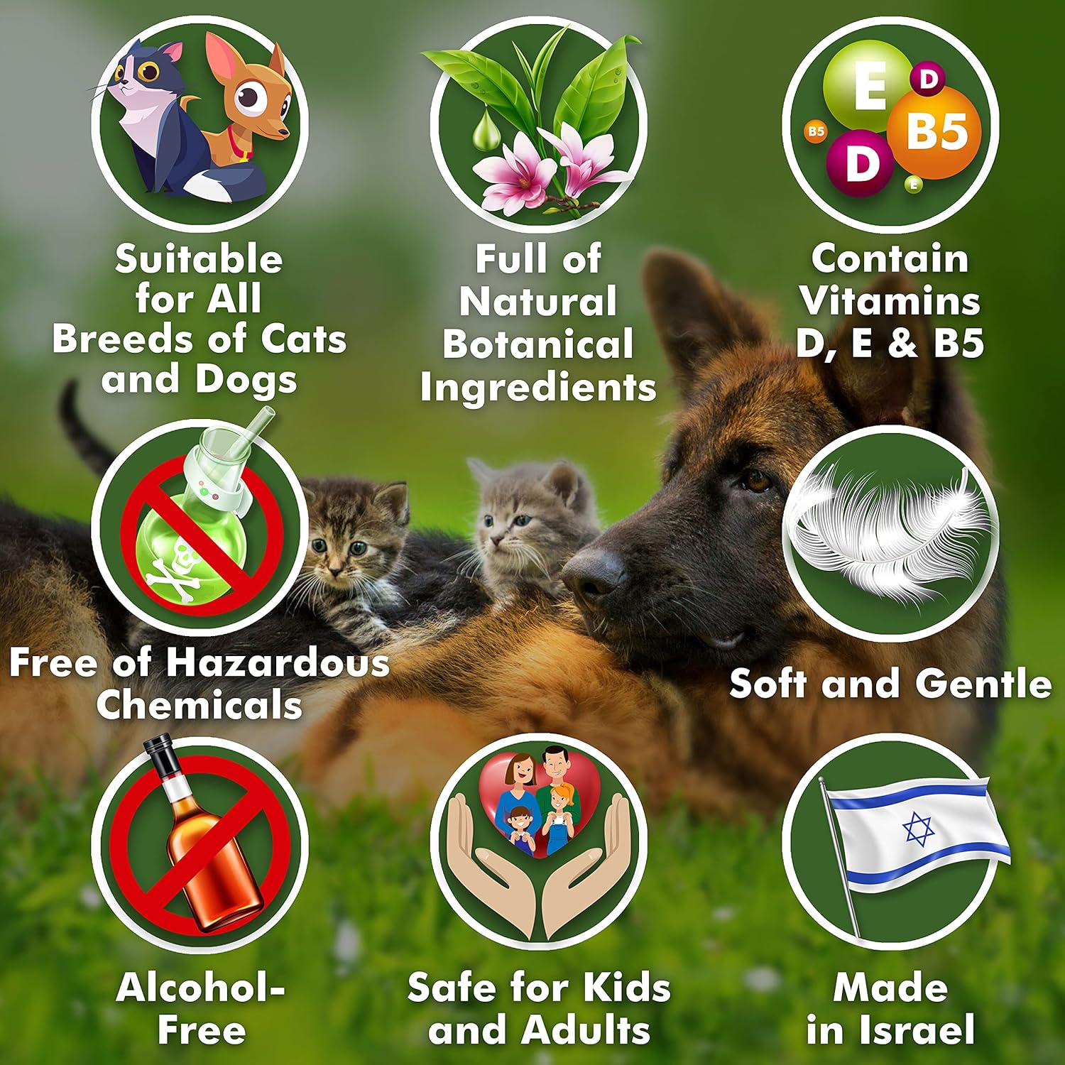 Arava – Toallitas limpiadoras de oídos para perros, gatos, cachorros, gatitos, 100 unidades, desodorante de limpieza medicinal natural, elimina la