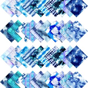 Soimoi Paquete de tela de algodón precortada de 10 pulgadas con estampado de teñido anudado de algodón, paquete de dijes cuadrados, bricolaje de Soimoi Paquete de tela de algodón precortada de 10 pulgadas con estampado de teñido anudado de algodón, paquete de dijes cuadrados, bricolaje de