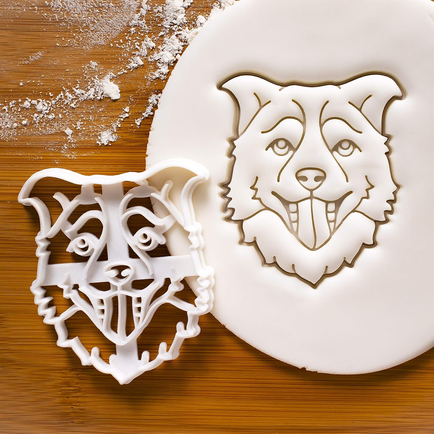 Border Collie Face cookie cutter, 1 piece – Bakerlogy