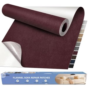 ONine Kit de reparación de sofá de microfibra, parche de tela adhesiva de 55 x 12 pulgadas, multicolor, agua impermeable, adecuado para sofás, ONine Kit de reparación de sofá de microfibra, parche de tela adhesiva de 55 x 12 pulgadas, multicolor, agua impermeable, adecuado para sofás,