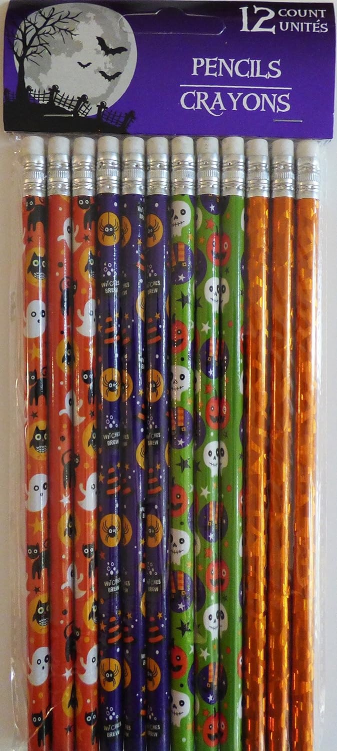 Greenbrier Lápices de Halloween (cantidad 24) – Recogidos al azar