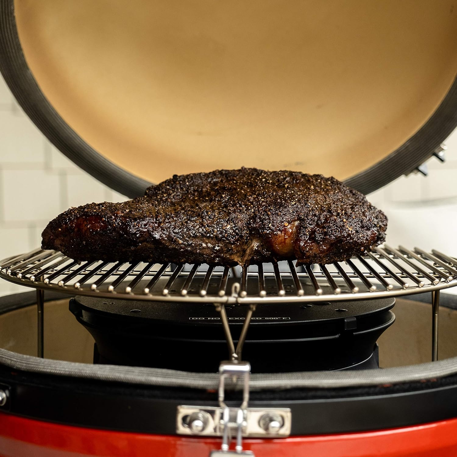 Kamado Joe KJ-Hyper SloRoller – Accesorio de parrilla de cámara de humo hiperbólico para Classic Joe, color negro