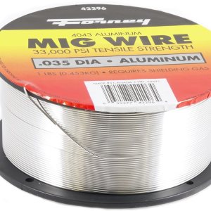 Forney 42296 Mig Alambre, aleación de aluminio ER4043, 035-diámetro, carrete de 1 libra Forney 42296 Mig Alambre, aleación de aluminio ER4043, 035-diámetro, carrete de 1 libra