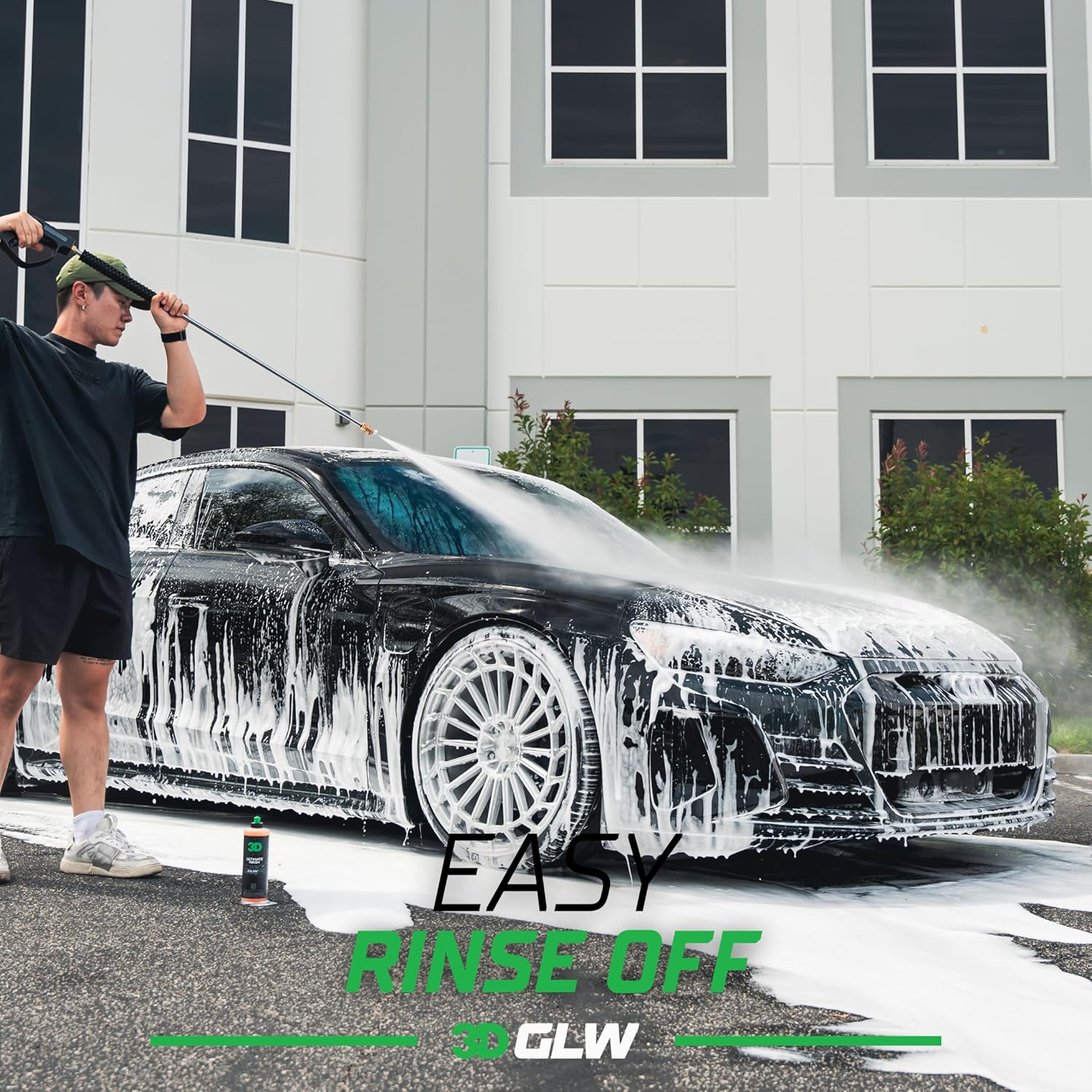 3D Ultimate Wash GLW Series  Detalles de coche DIY  Champú ultra espumoso  Hyper Suds con limpiadores y polímeros avanzados  Eliminador de suciedad