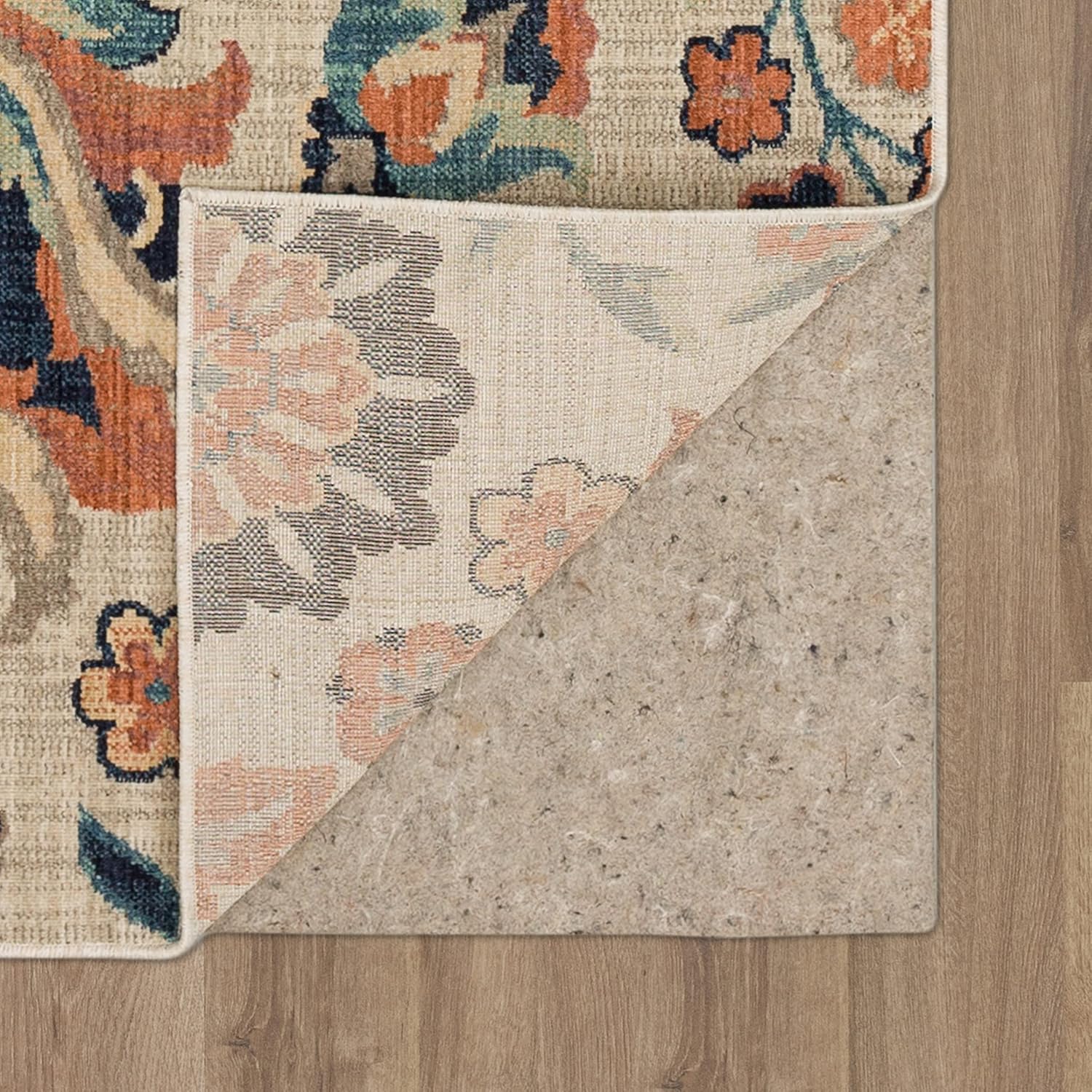 Mohawk Home Floweret – Alfombra de transición floral de 2 x 3 pies, perfecta para entrada, lavandería, pasillo
