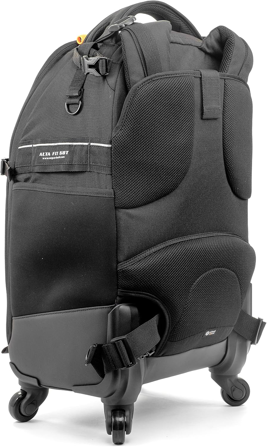VANGUARD ALTA Fly 58T – Mochila para cámara DSLR, giratoriacarretilla de 4 ruedas, gris, tamaño completo