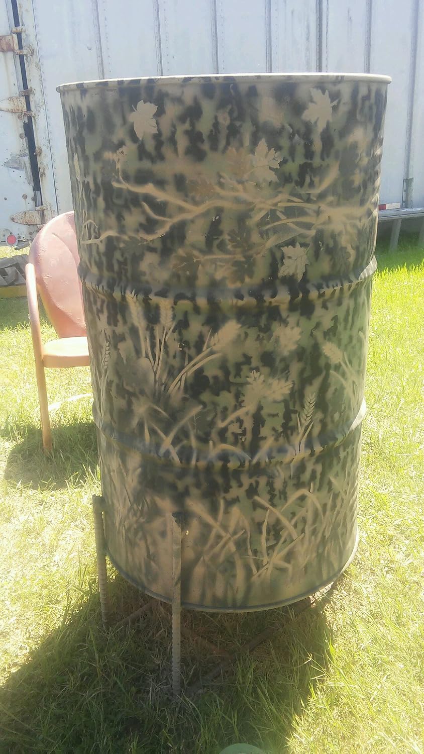 Acid Tactical Paquete de 3 plantillas de pintura en aerosol para aerógrafo de vinilo Duracoat de 9.0 x 14.0in, hoja de arce, camuflaje TACS