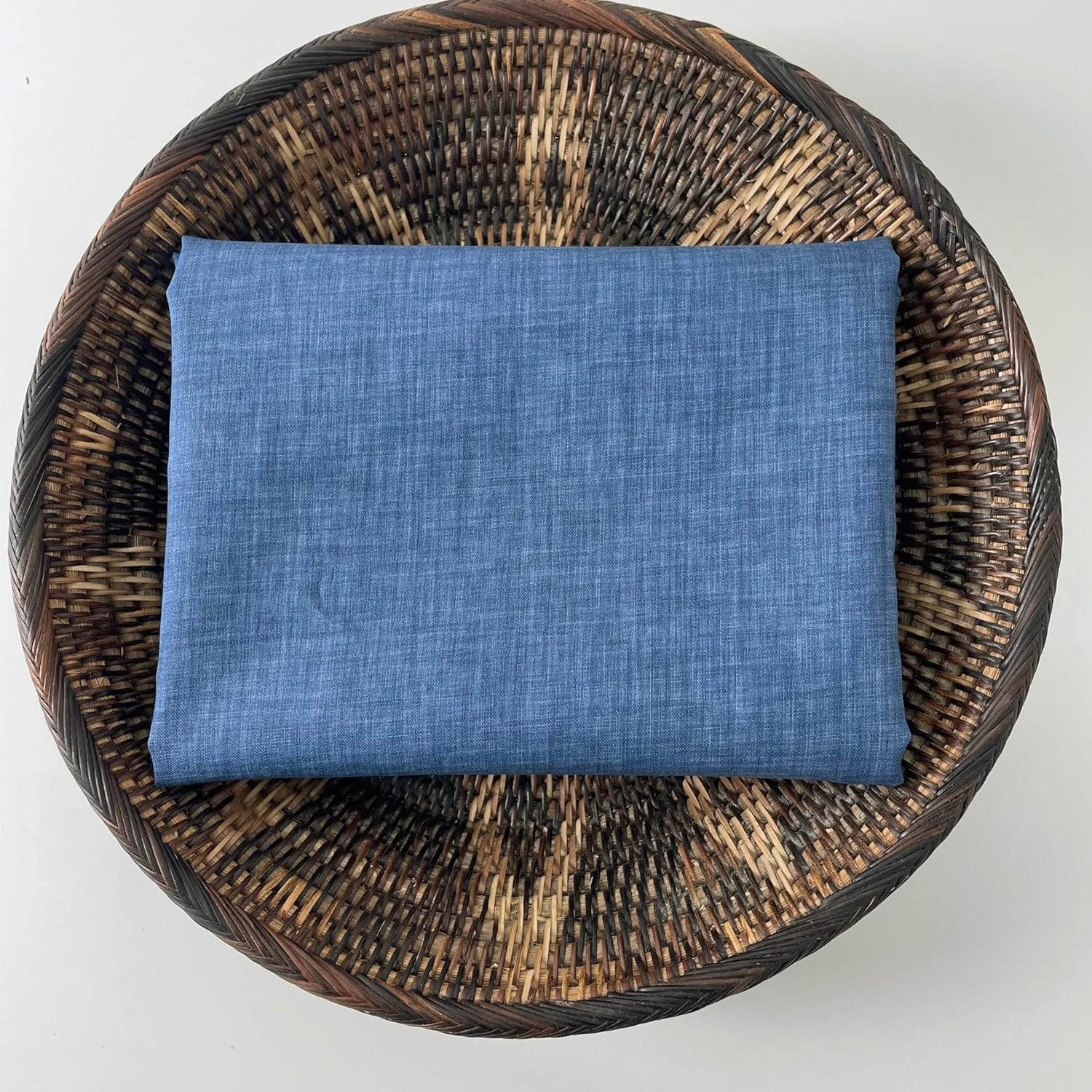 Tela impermeable de lino azul  Lino resistente al agua, material duradero y transpirable para proyectos al aire libre, manualidades y más