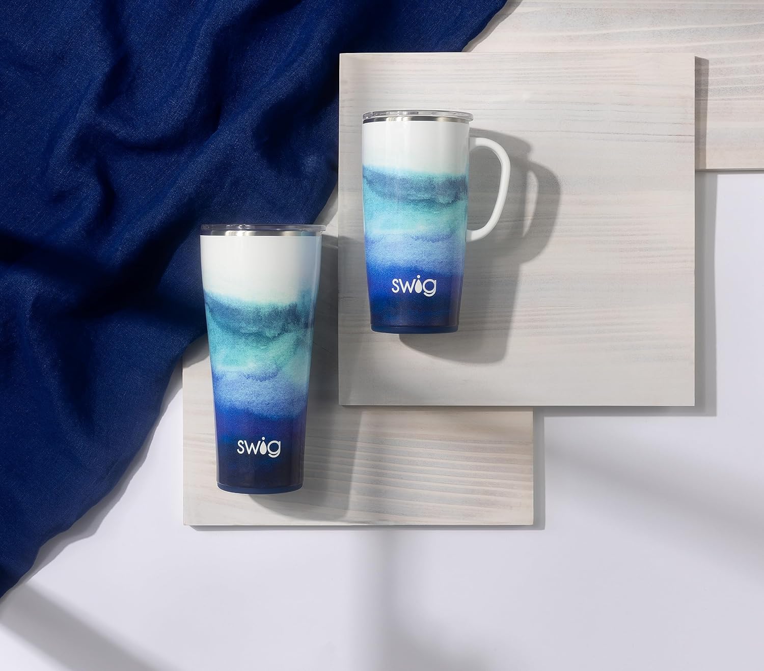 Swig Life Vaso XL de 32 onzas, vaso de café aislado con tapa, apto para vasos, apto para lavavajillas, acero inoxidable, tazas de viaje extragrandes