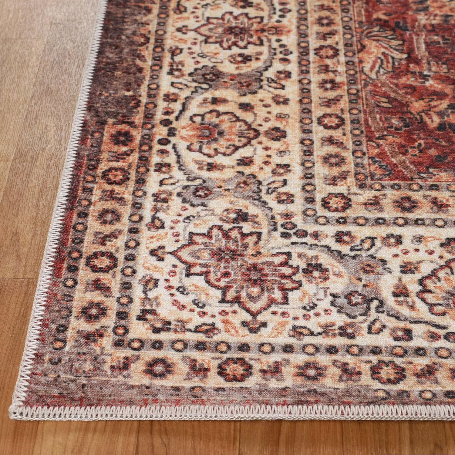 SUPERIOR Alfombra de área grande para interiores, parte trasera antideslizante para niños o mascotas, entrada, cocina, dormitorio, saladormitorio,