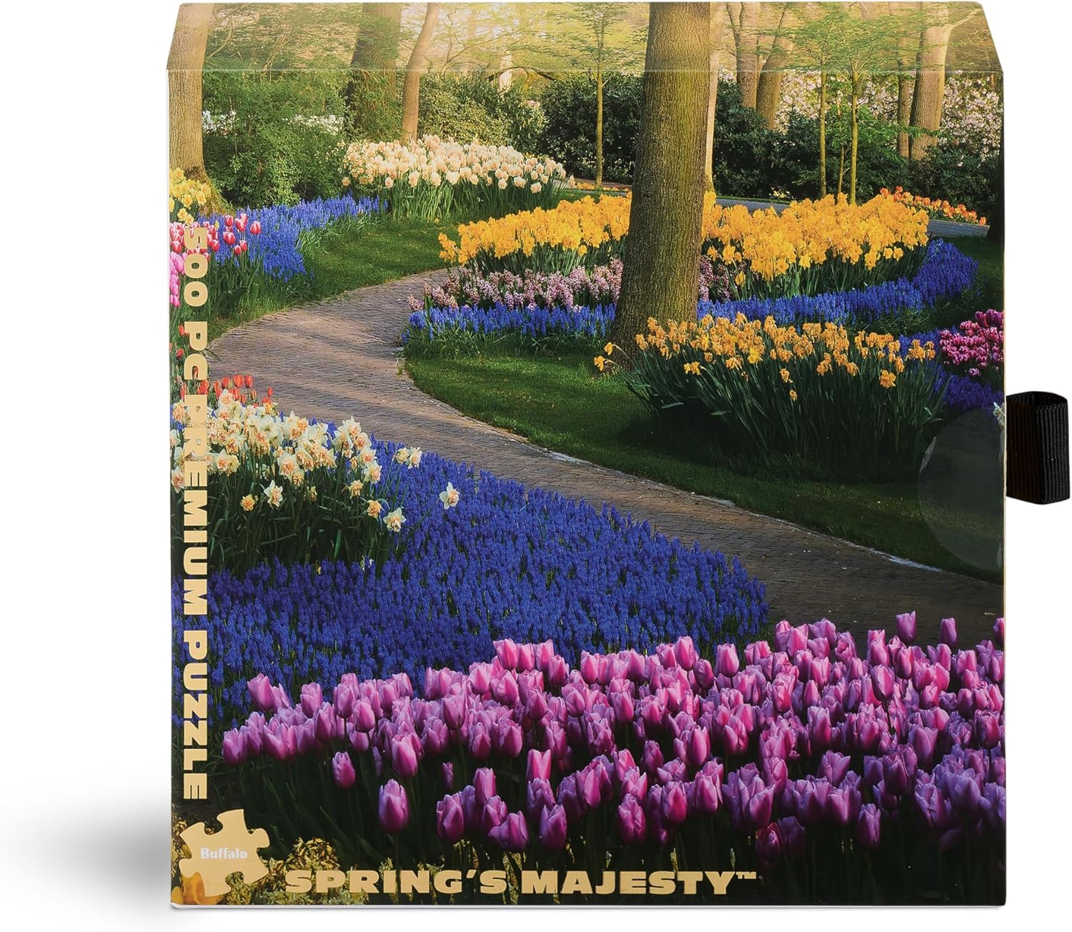 Buffalo Games – Oro – Spring Majesty – Rompecabezas de 500 piezas para adultos – Rompecabezas desafiante perfecto para noches de juego – 500 piezas