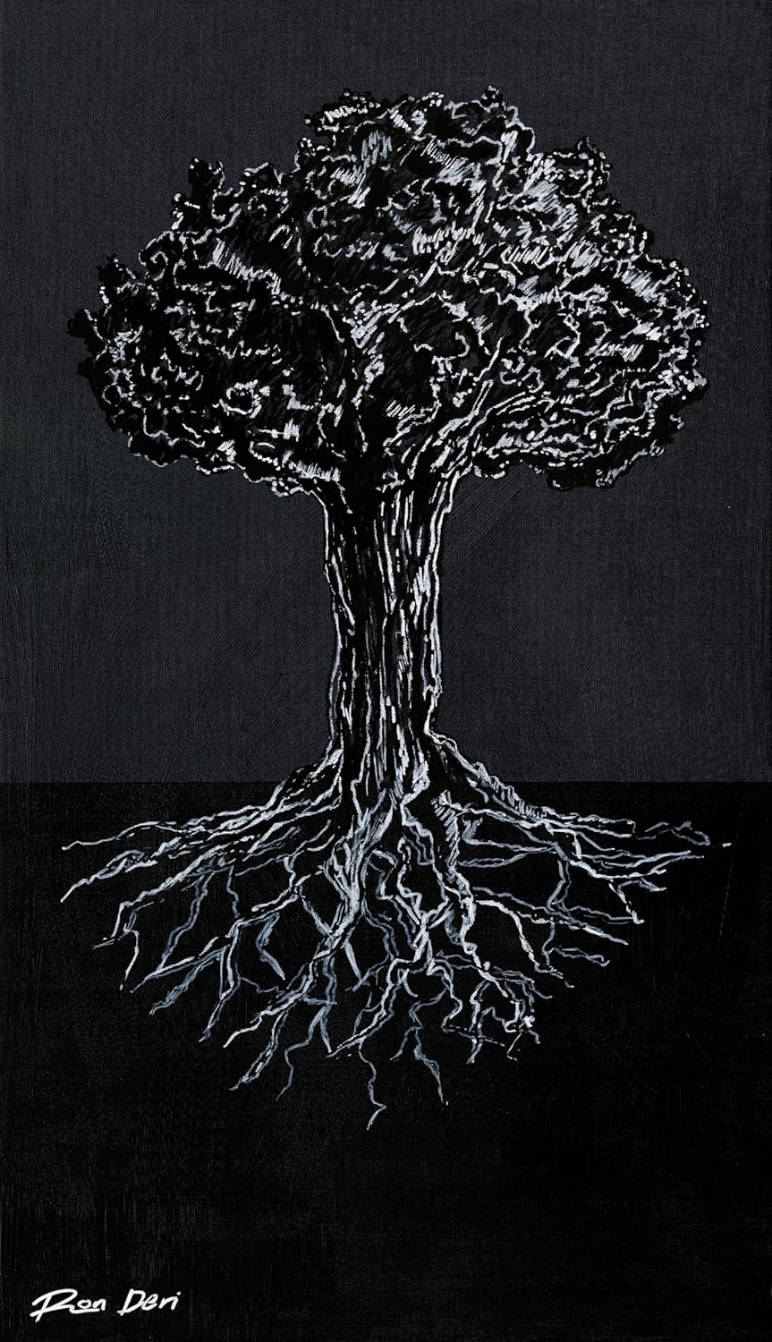 The Studio Loft – Lienzo decorativo para pared, árbol de la vida, arte de pared moderno para dormitorio, sala de estar, decoración de oficina, listo