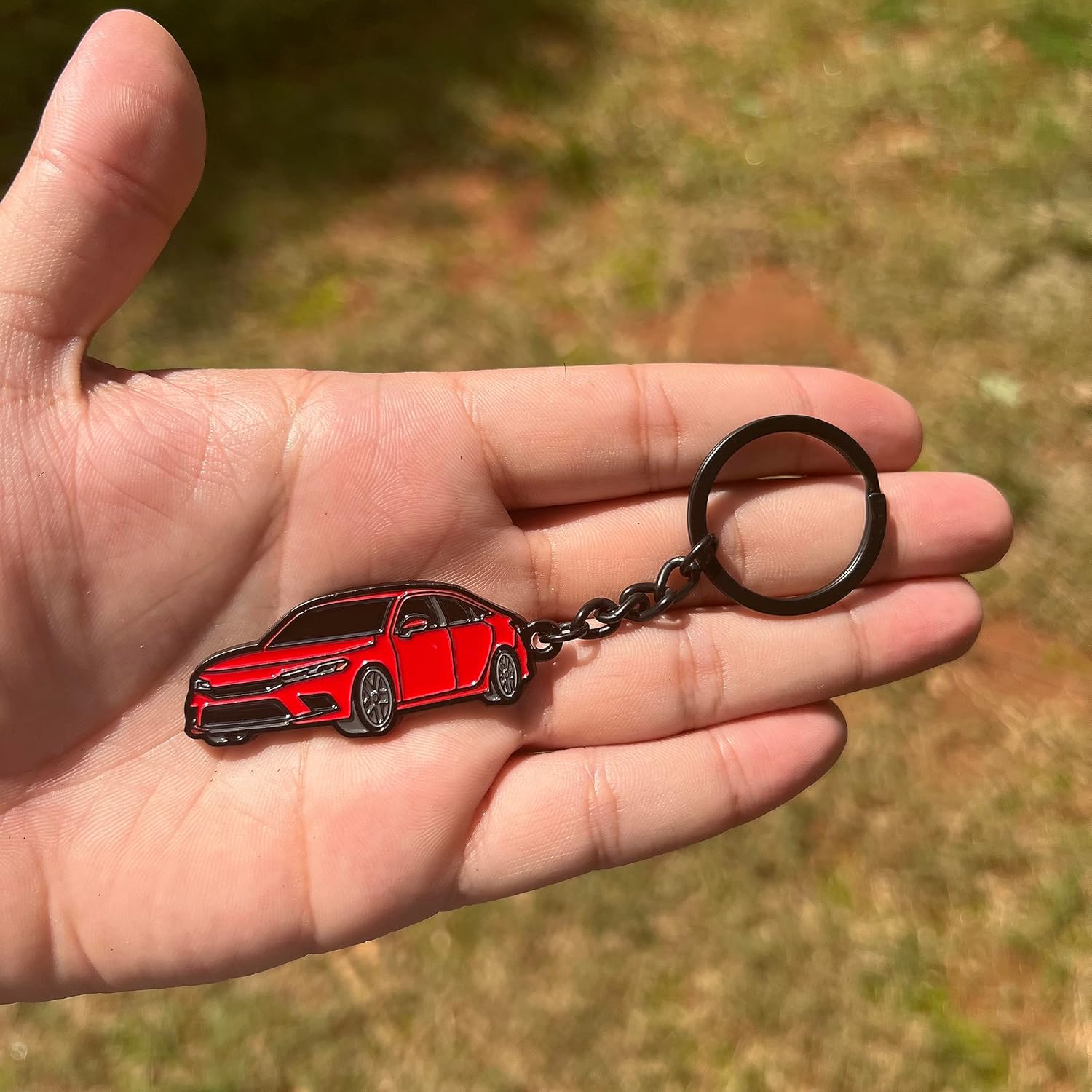JDIRECT Elegante llavero de metal compatible con Honda Civic, se adapta a todos los modelos, para accesorios Honda Civic, regalos, 2022-2024