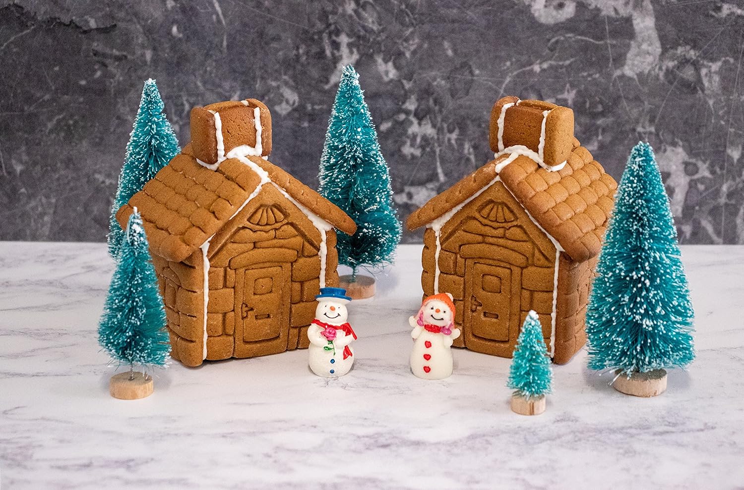 Cortador de galletas de jengibre para casa de Navidad, 1 juego – Bakerlogy