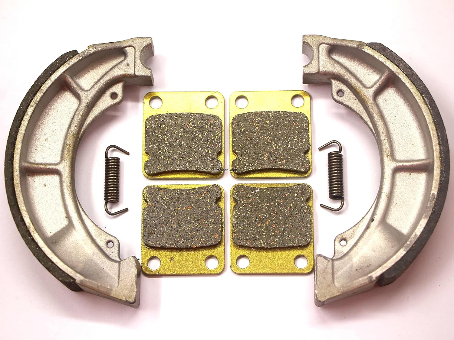 Master Chen Pastillas de freno delanteros y traseros, tambor para Suzuki LT-F250 LTF250 Ozark 250 2002 2003 2004 2005 2006 2007 2008 2009 2010 2011