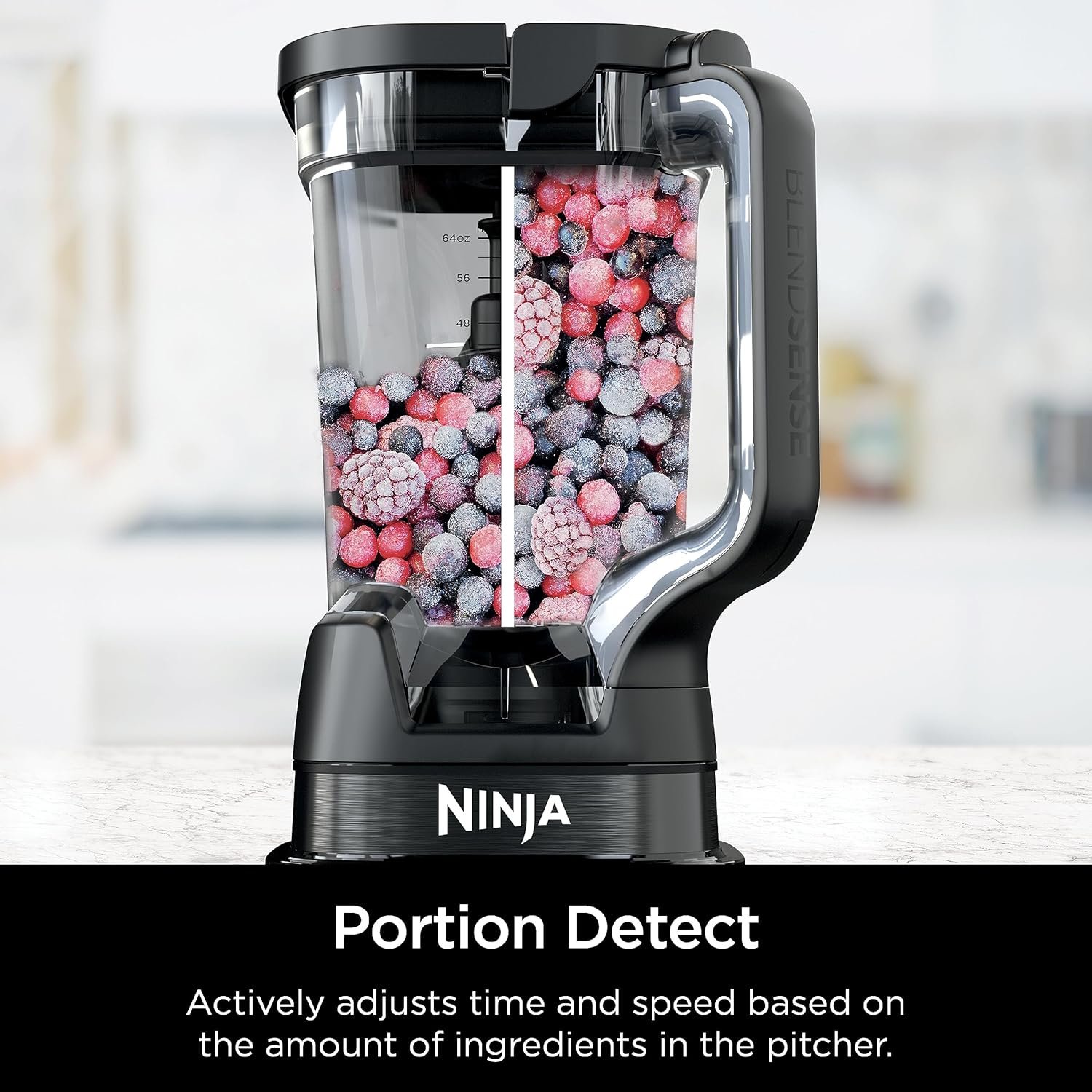 Ninja TB401 Detect Kitchen System Power Blender + Processor Pro, tecnología BlendSense, licuadora, picar y batidos, 1800 vatios máximos, jarra de 72