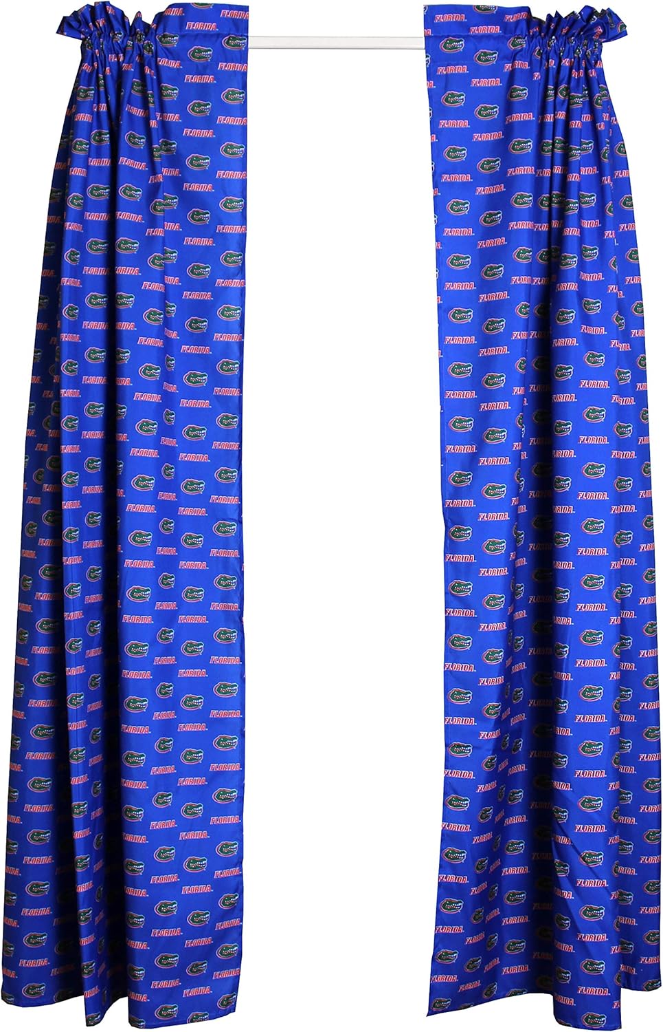College Covers Everything Comfy Florida Gators – Juego de paneles de cortina, 2 paneles, 2 alzapaños a juego, 42 pulgadas de ancho por 84 pulgadas