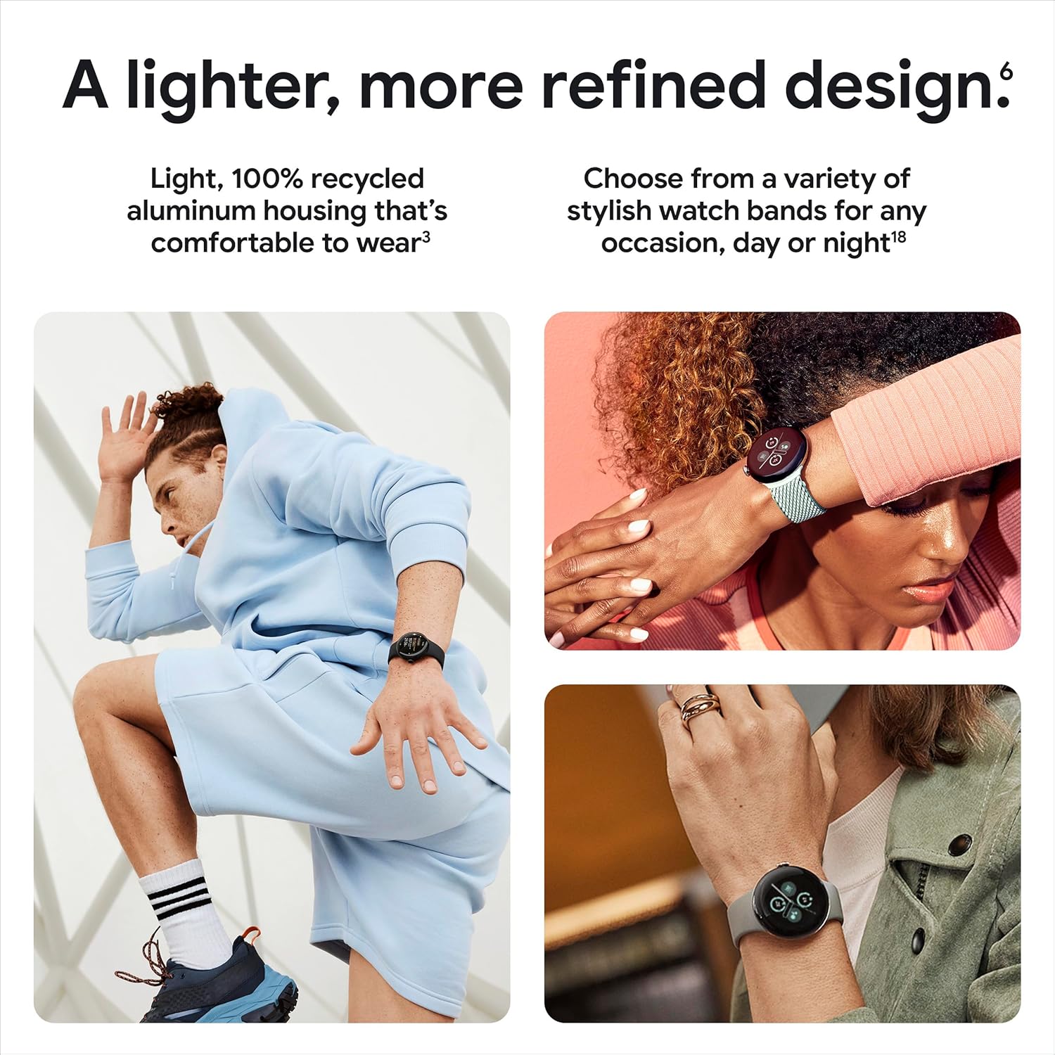 Google Pixel Watch 2 con lo mejor de Fitbit y Google – Seguimiento de frecuencia cardíaca, gestión del estrés, características de seguridad – Reloj