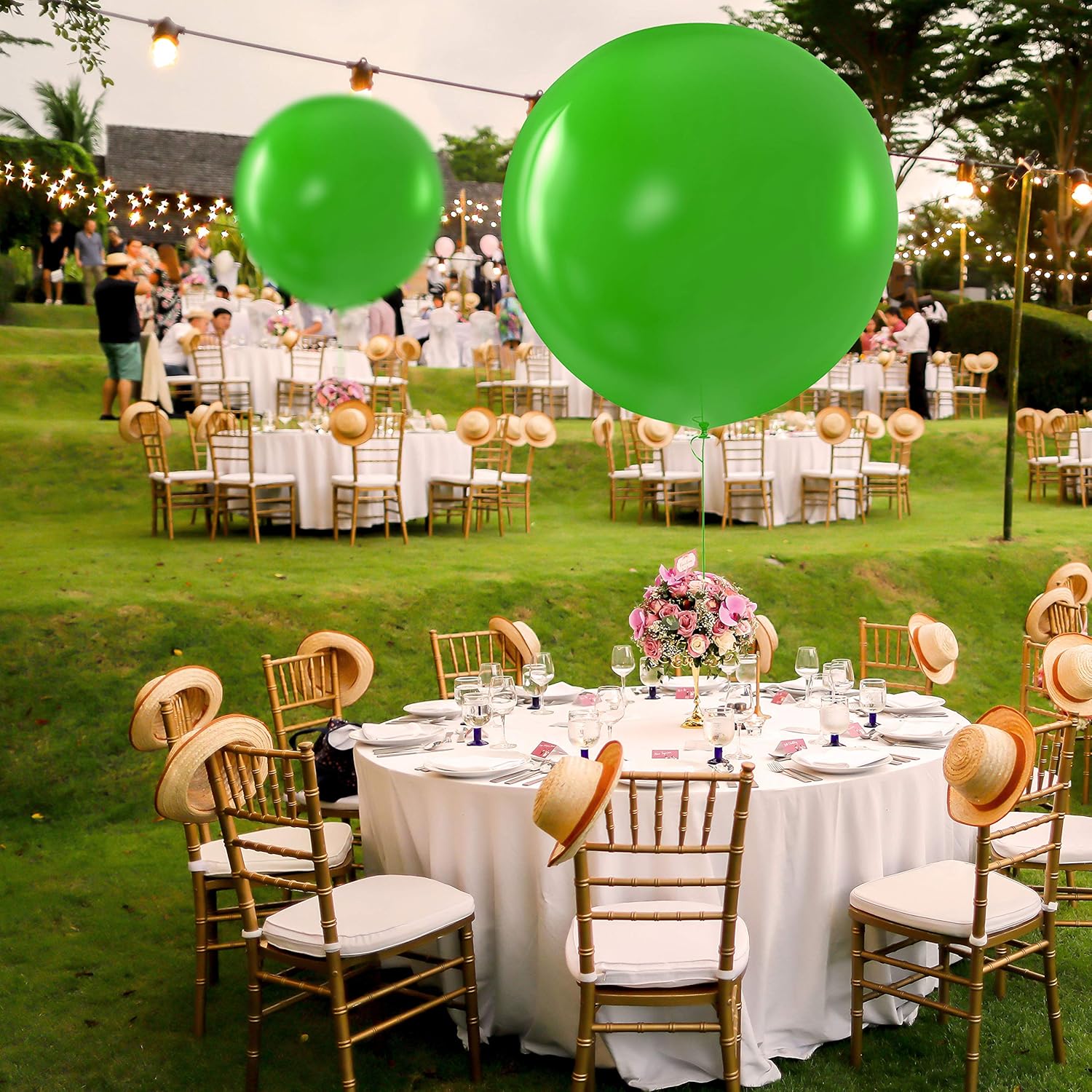 Globos gigantes de Prextex 8 globos gigantes de 91cm para sesión de fotos, bodas, fiesta para recién nacido, fiesta de cumpleaños y decoración de