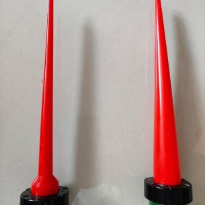 Boquilla de calafateo para pistola de calafateo de salchichas, aplicador de boquilla de calafateo reutilizable, tapa de calafateo de pistón epoxi Boquilla de calafateo para pistola de calafateo de salchichas, aplicador de boquilla de calafateo reutilizable, tapa de calafateo de pistón epoxi