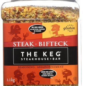 The Keg Steakhouse – Condimento para carne sin gluten, sin MSG añadido, 2.4 lbs  38.8 oz Importado de Canadá The Keg Steakhouse – Condimento para carne sin gluten, sin MSG añadido, 2.4 lbs  38.8 oz Importado de Canadá