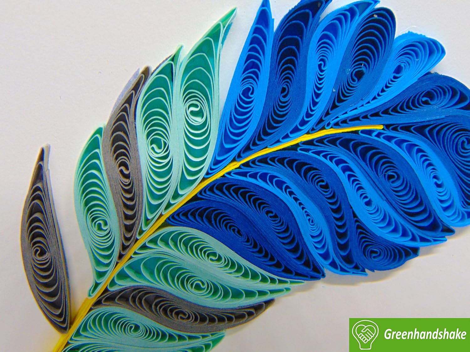Signature Thank You, Quilling Card 3D – Tarjeta de felicitación única dedicada hecha a mano, tarjeta de felicitación de diseño para cumpleaños, día