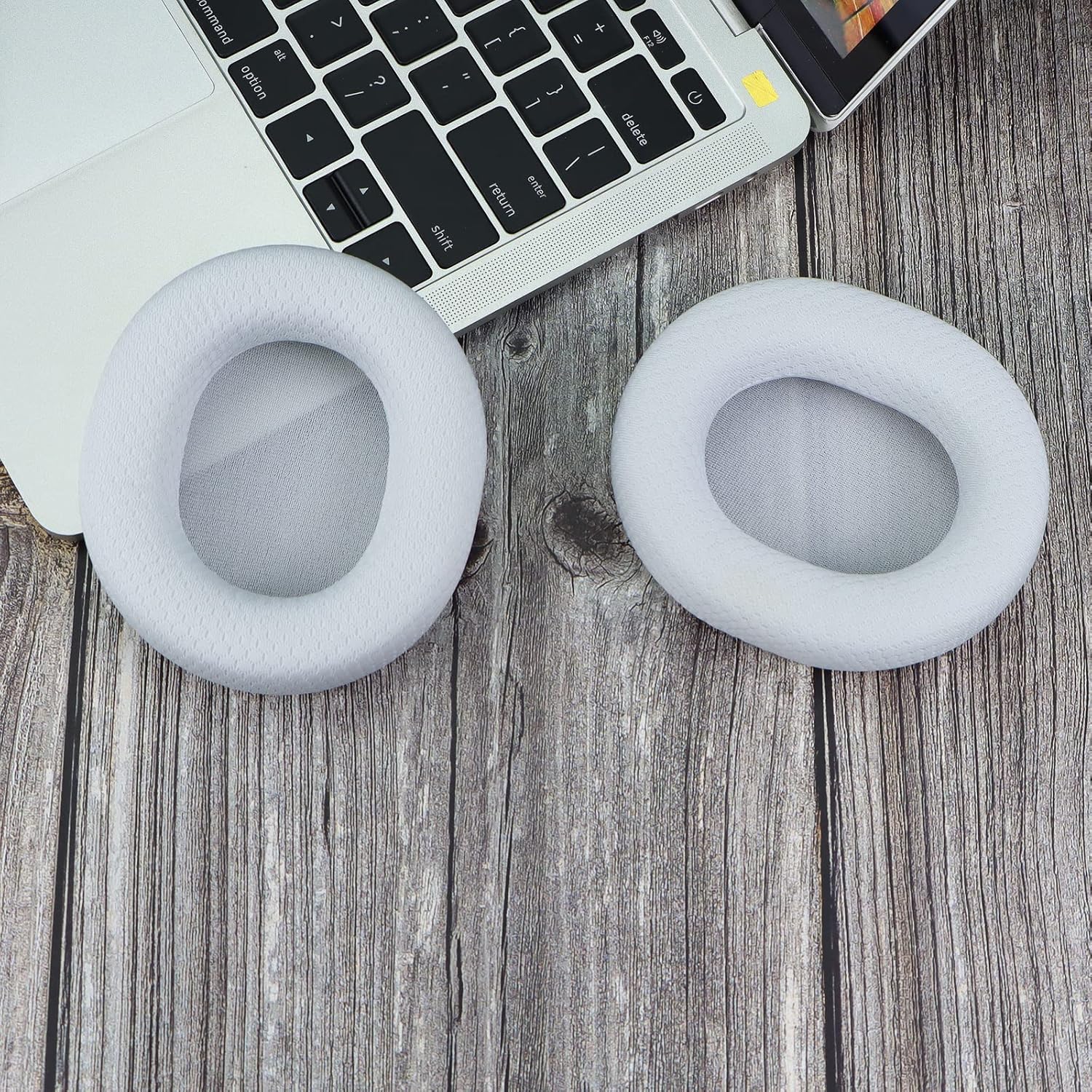 MOLGRIA Arctis – Almohadillas de malla gris 357, almohadillas de tela de repuesto para auriculares inalámbricos Arctis 3 Arctis 5 Arctis 77P Arctis