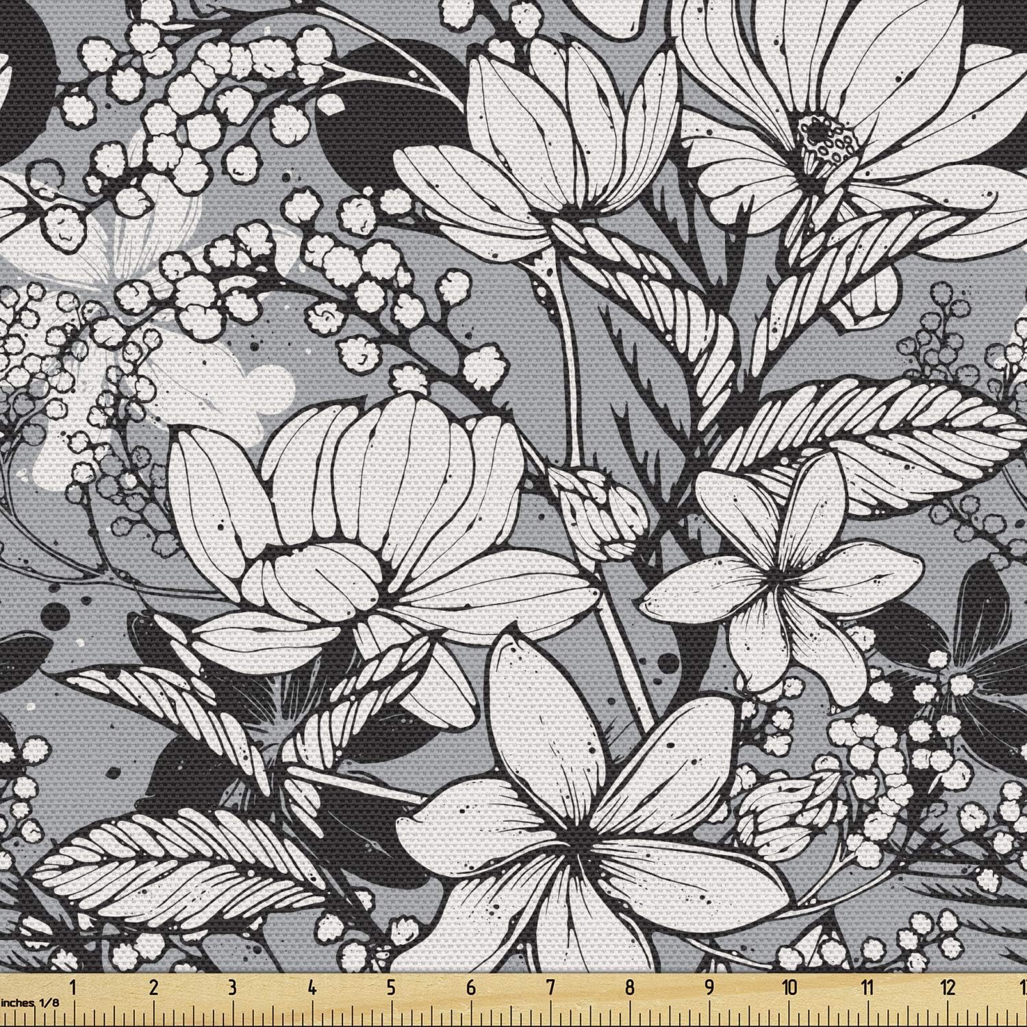 Ambesonne – Tela multicolor con estampado digital por yarda