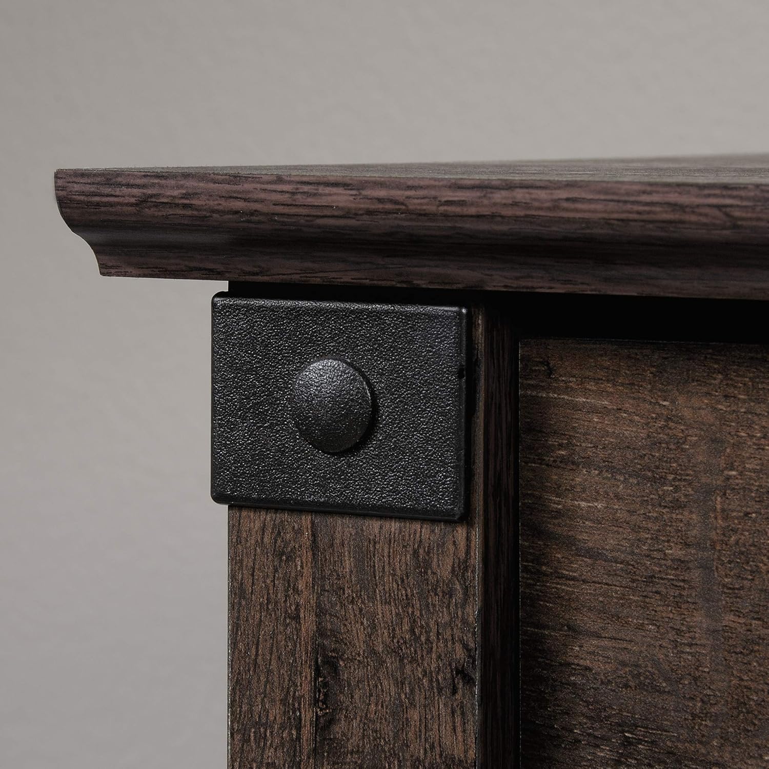 Sauder Carson Forge – Archivador lateral, acabado roble café