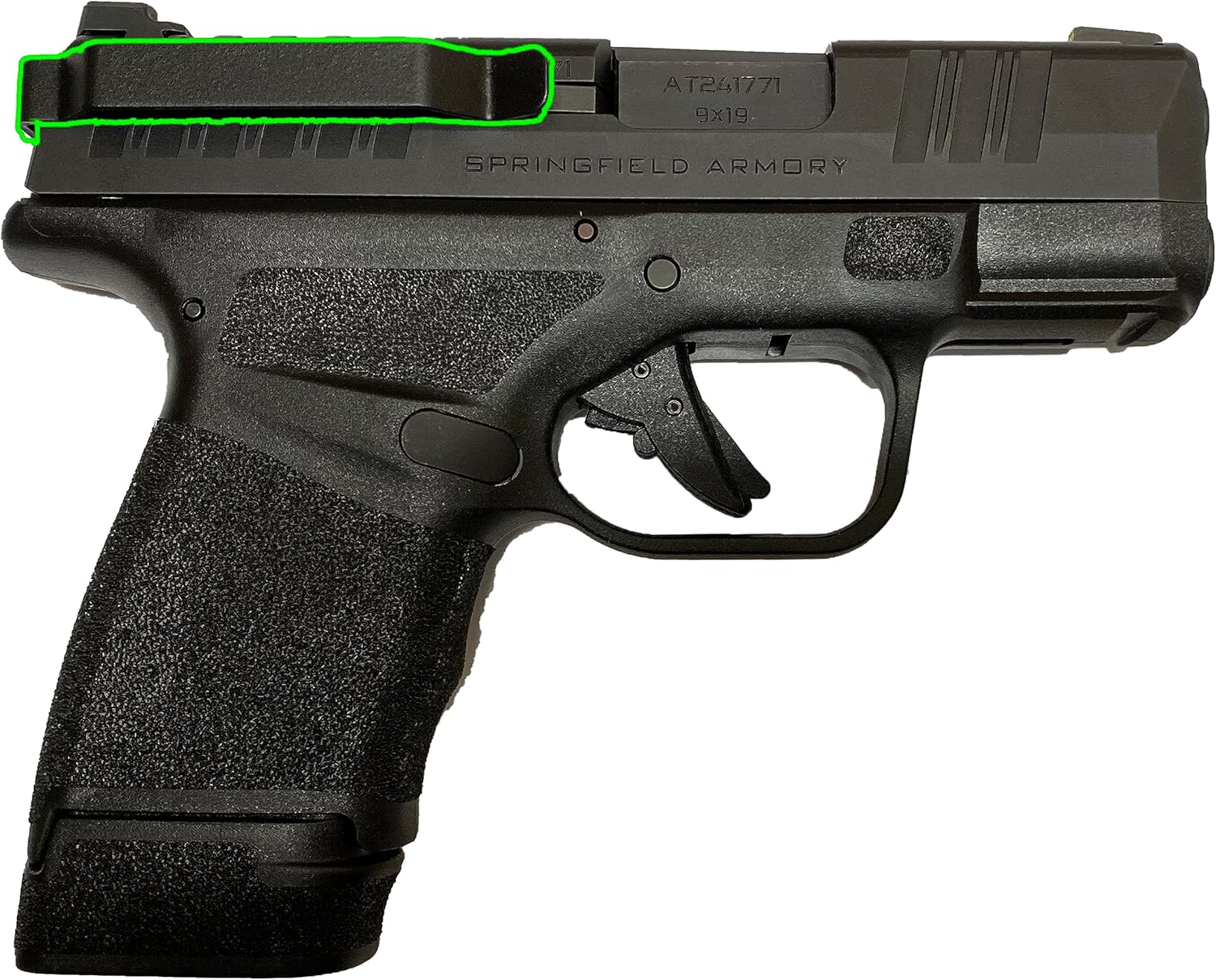 Clip para Springfield Hellcat, OSP y Pro  Funda oculta para cinturón  Clip de alta calidad para transporte oculto, seguro y cómodo  Delgado y seguro