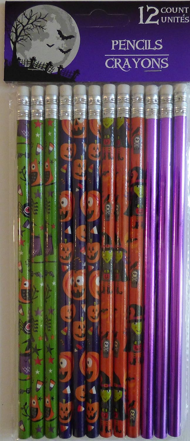 Greenbrier Lápices de Halloween (cantidad 24) – Recogidos al azar