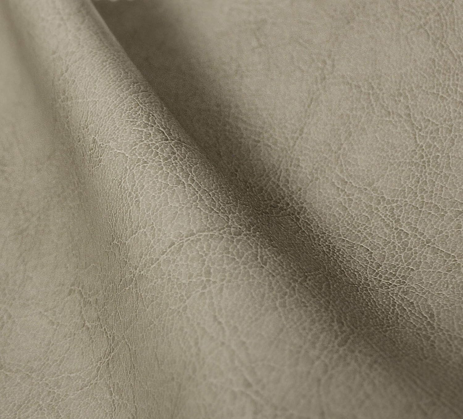 VViViD Bycast65 – Tela de vinilo marino de piel sintética de grano completo gris beige (1.5 pies x 54 pulgadas)