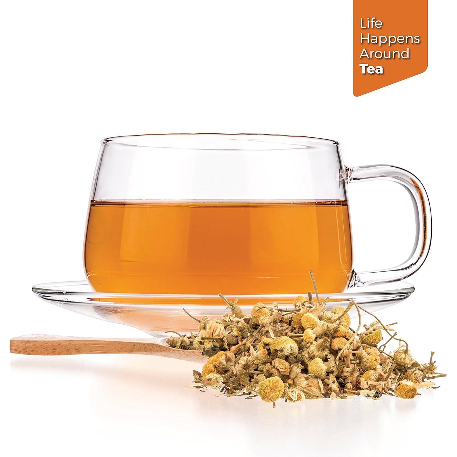 Tealyra – Lovely Night – Manzanilla Rooibos Mint – Calmante y relajante – Té de hojas sueltas de hierbas – Rico en antioxidantes – Todos los